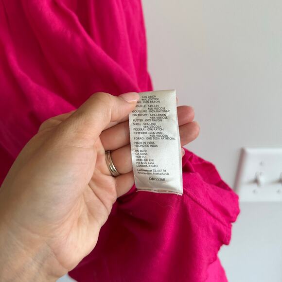 Anthropologie Somerset Mini Dress Pink XXSP - Picture 10 of 10